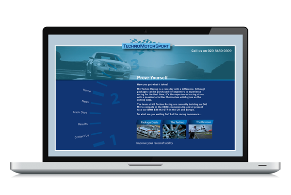 Technosport - Website Design 01